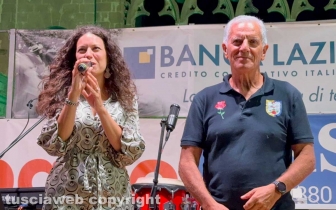 Santa Rosa - Cena dei facchini in piazza - Il vescovo Orazio Francesco Piazza