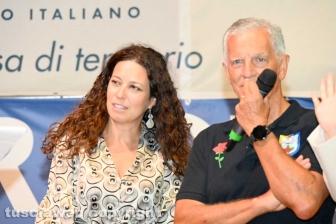 Santa Rosa - Cena dei facchini in piazza - Il vescovo Orazio Francesco Piazza