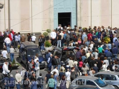 Il funerale di Gianluca Marziali