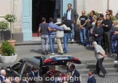 Il funerale di Gianluca Marziali
