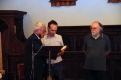La cerimonia di riconsegna del manoscritto a Vallerano