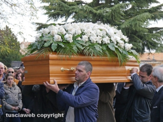 I funerali di Monica Bellanova