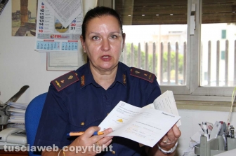 L'ufficio passaporti della questura di Viterbo