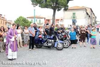 Un paese intero al funerale di Valentino