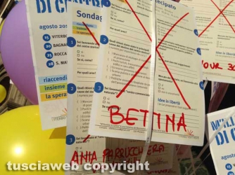 Viterbo - Un palloncino per ogni negozio chiuso