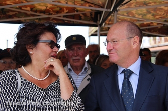 Assassinio Ponte di Cetti - La commemorazione - Il prefetto Rita Piermatti e il procuratore capo Paolo Auriemma