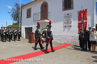 Assassinio Ponte di Cetti - La commemorazione - La deposizione della corona d'alloro