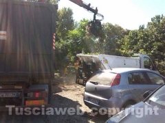 Una discarica alle Fortezze