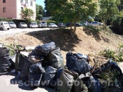 Una discarica alle Fortezze