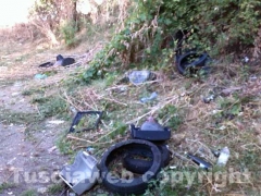 Una discarica alle Fortezze