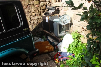 Una discarica in centro