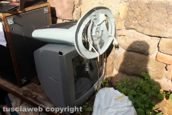 Una discarica in centro