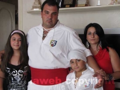 La vestizione dei facchini della famiglia Laezza