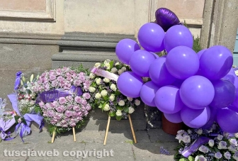 Ronciglione - Il funerale nella piccola Cecilia