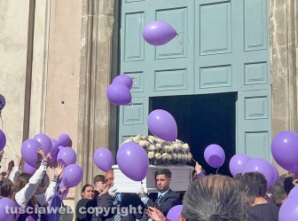 Ronciglione - Il funerale nella piccola Cecilia