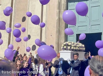 Ronciglione - Il funerale nella piccola Cecilia