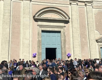 Ronciglione - Il funerale nella piccola Cecilia