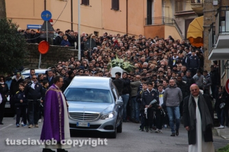 Castel Sant\'Elia - Una folla immensa ai funerali di Luca Graziosi
