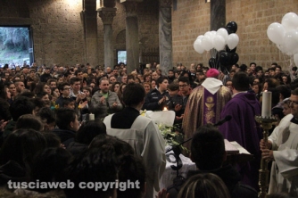 Castel Sant\'Elia - Una folla immensa ai funerali di Luca Graziosi
