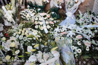 Castel Sant\'Elia - Una folla immensa ai funerali di Luca Graziosi