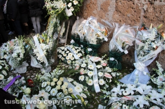 Castel Sant\'Elia - Una folla immensa ai funerali di Luca Graziosi