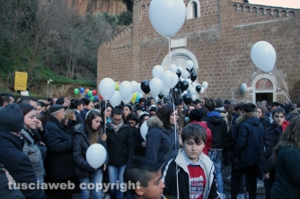 Castel Sant\'Elia - Una folla immensa ai funerali di Luca Graziosi