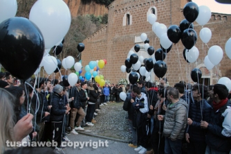 Castel Sant\'Elia - Una folla immensa ai funerali di Luca Graziosi