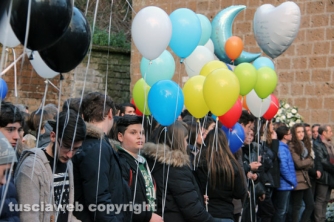 Castel Sant\'Elia - Una folla immensa ai funerali di Luca Graziosi