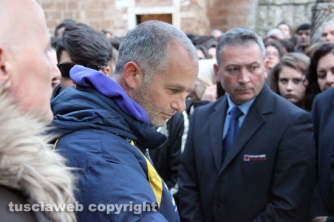 Castel Sant\'Elia - Una folla immensa ai funerali di Luca Graziosi