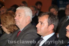 Ferindo Palombella, presidente della Camera di Commercio e Domenico Merlani, presidente di Unindustria Viterbo
