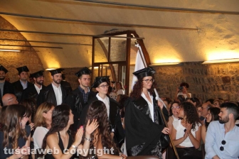 Unione al buio, lauree consegnate alla sala Alessandro IV