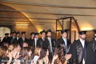 Unione al buio, lauree consegnate alla sala Alessandro IV