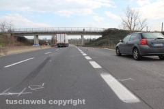 Uomo investito sulla Superstrada