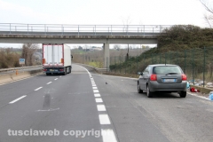 Uomo investito sulla Superstrada