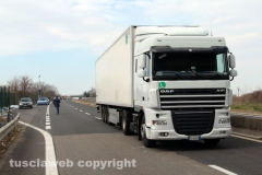 Uomo investito sulla Superstrada