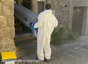 Viterbo - Uomo morto in via Zelli Pazzaglia