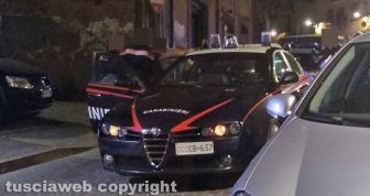 Viterbo - I carabinieri in via Cairoli