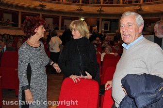 Valeria Fedeli e Nancy Brilli al teatro dell'Unione
