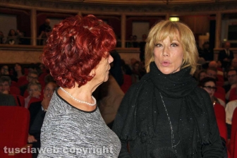 Valeria Fedeli e Nancy Brilli al teatro dell'Unione