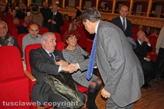 Valeria Fedeli e Nancy Brilli al teatro dell'Unione