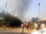 Vasto incendio in campagna
