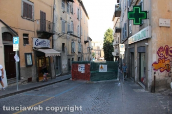 Viterbo - Chiara Frontini (Viterbo 2020) incontra i commercianti di via Cairoli