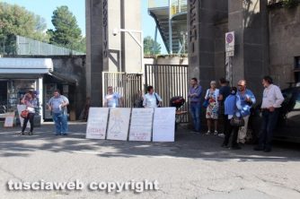 Via della Palazzina - Il sit-in di Solidarietà cittadina