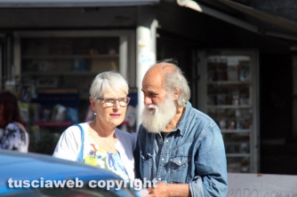 Via della Palazzina - Il sit-in di Solidarietà cittadina