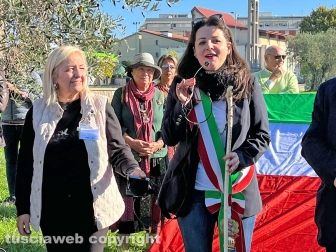 Inaugurazione monumento al pellegrino