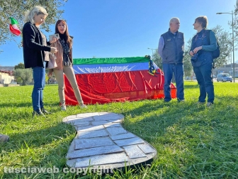 Inaugurazione monumento al pellegrino
