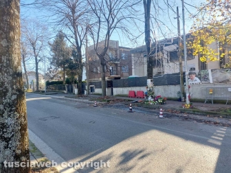 Viterbo - Viale Trieste, iniziata la fresatura