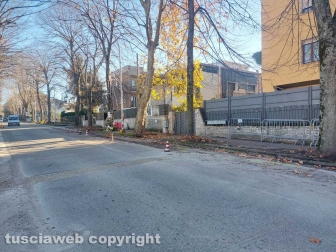 Viterbo - Viale Trieste, iniziata la fresatura