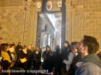 Viterbo - Viale Trieste e la Quercia si illuminano per Leonardo Cristiani - Irene Temperini
