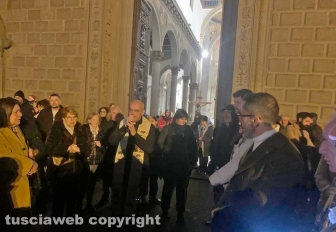 Viterbo - Viale Trieste e la Quercia si illuminano per Leonardo Cristiani - Don Massimiliano Balsi